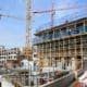 Bâtiment en construction – photo intégrée au site web GH SA réalisé par Swiss Creative