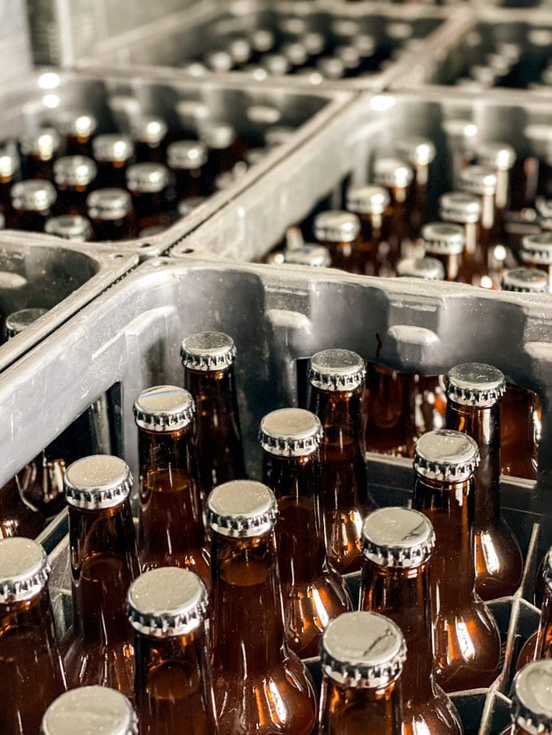 Bouteilles de bière encapsulées – La Challensoise