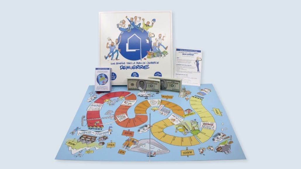 Jeu de société créé par Swiss Creative pour Demierre SA
